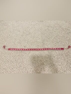 Maroon 'GIG 'EM' Woven hat band